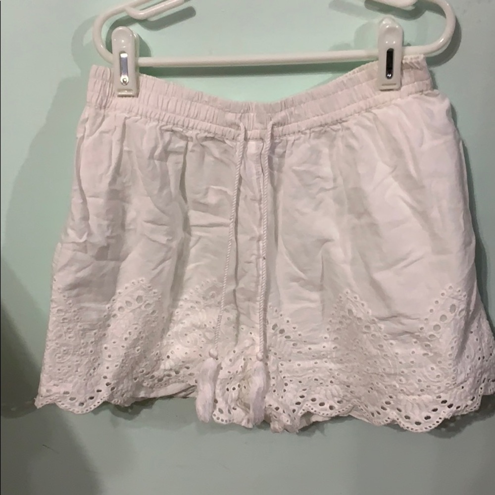 Primark Lace White Shorts